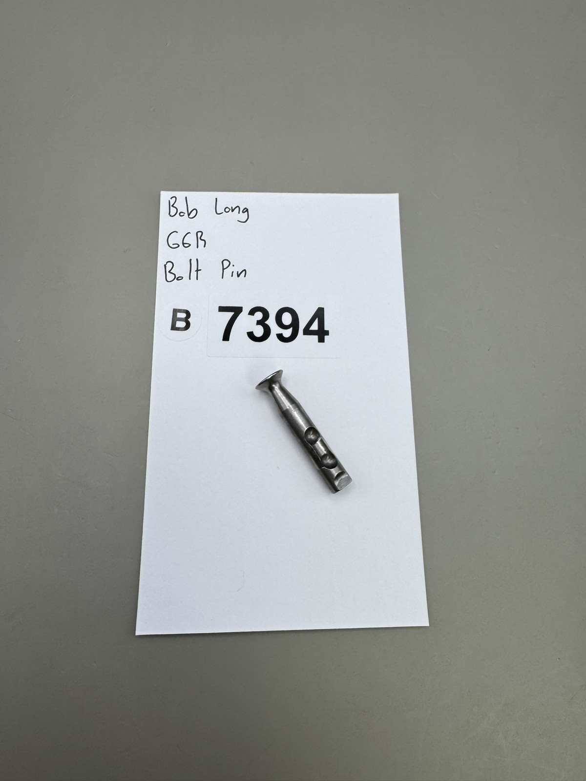 Bob Long G6R Bolt Pin Silver