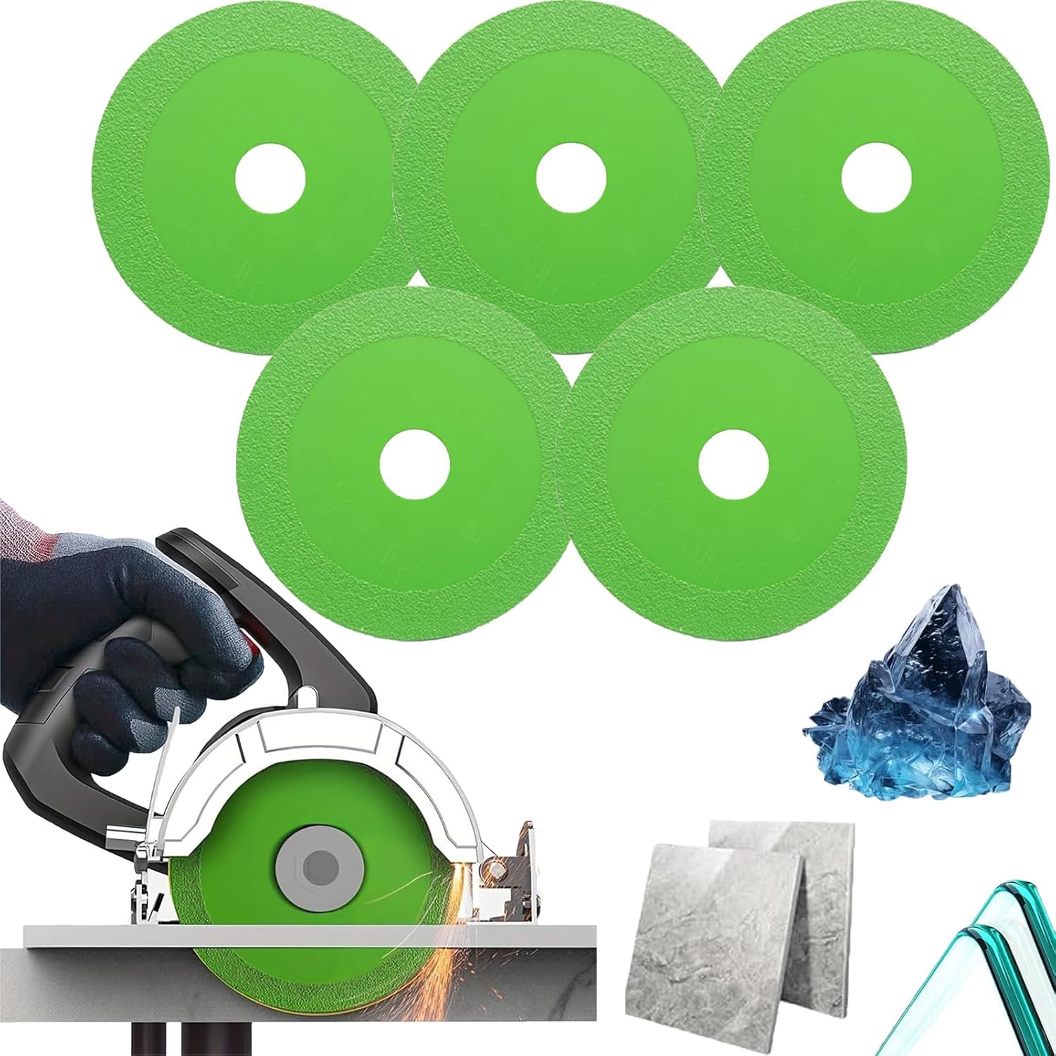 Rock Slab Grinding Disc, Glass Cutting Disc, Discos Para Cortar Ceramica, 1Mm Ul