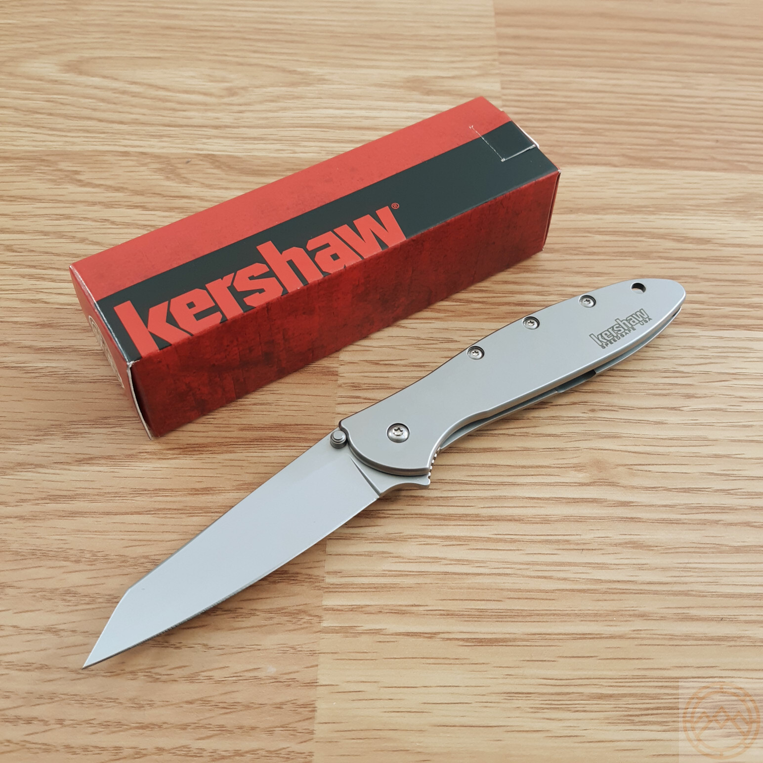 Kershaw Assisted Folding Knife 3" 14C28N Sandvik Steel Blade 410 Steel Handle