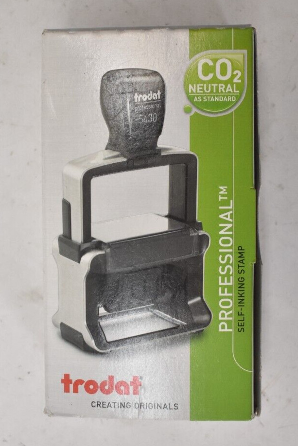 Trodat Professional Self Inking Stamp 120438 1.63" x .38" STAMP ONLY 5030