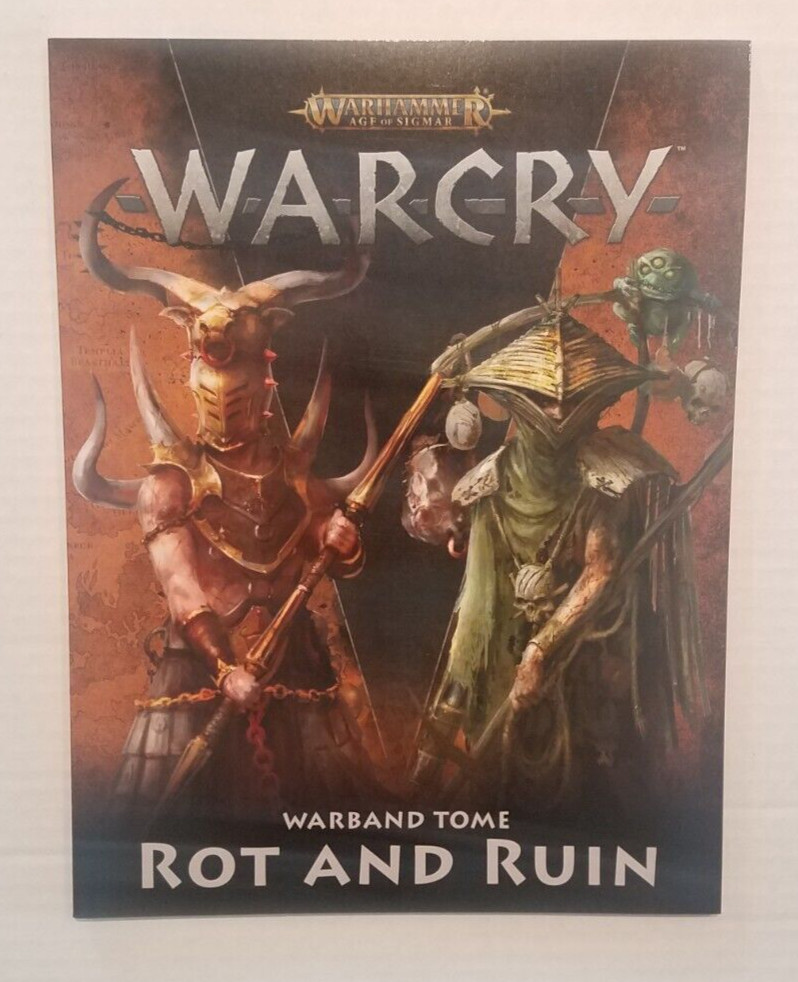 Games Workshop Warhammer Age of Sigmar Warcry Rot & Ruin Warband Tome Rule Book
