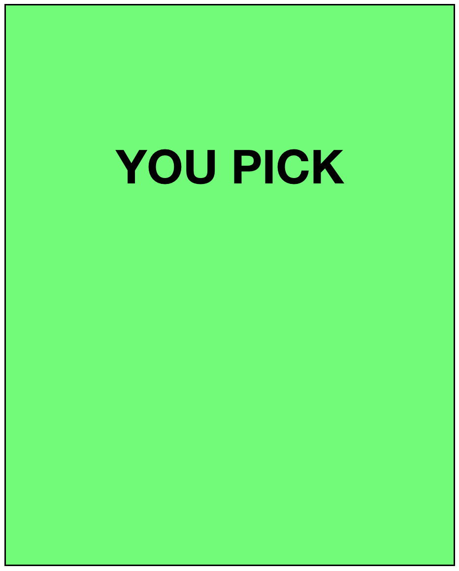 You Pick Custom Trading Card (READ DESCRIPTION)