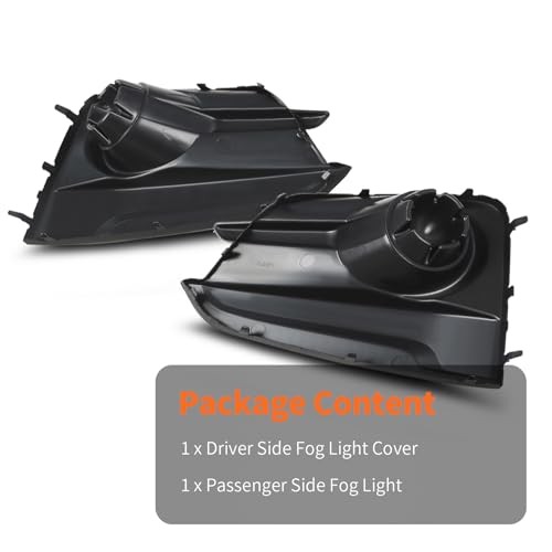 Front Left Right Bumper Fog Light Cover Bezel Compatible with Impreza 2017