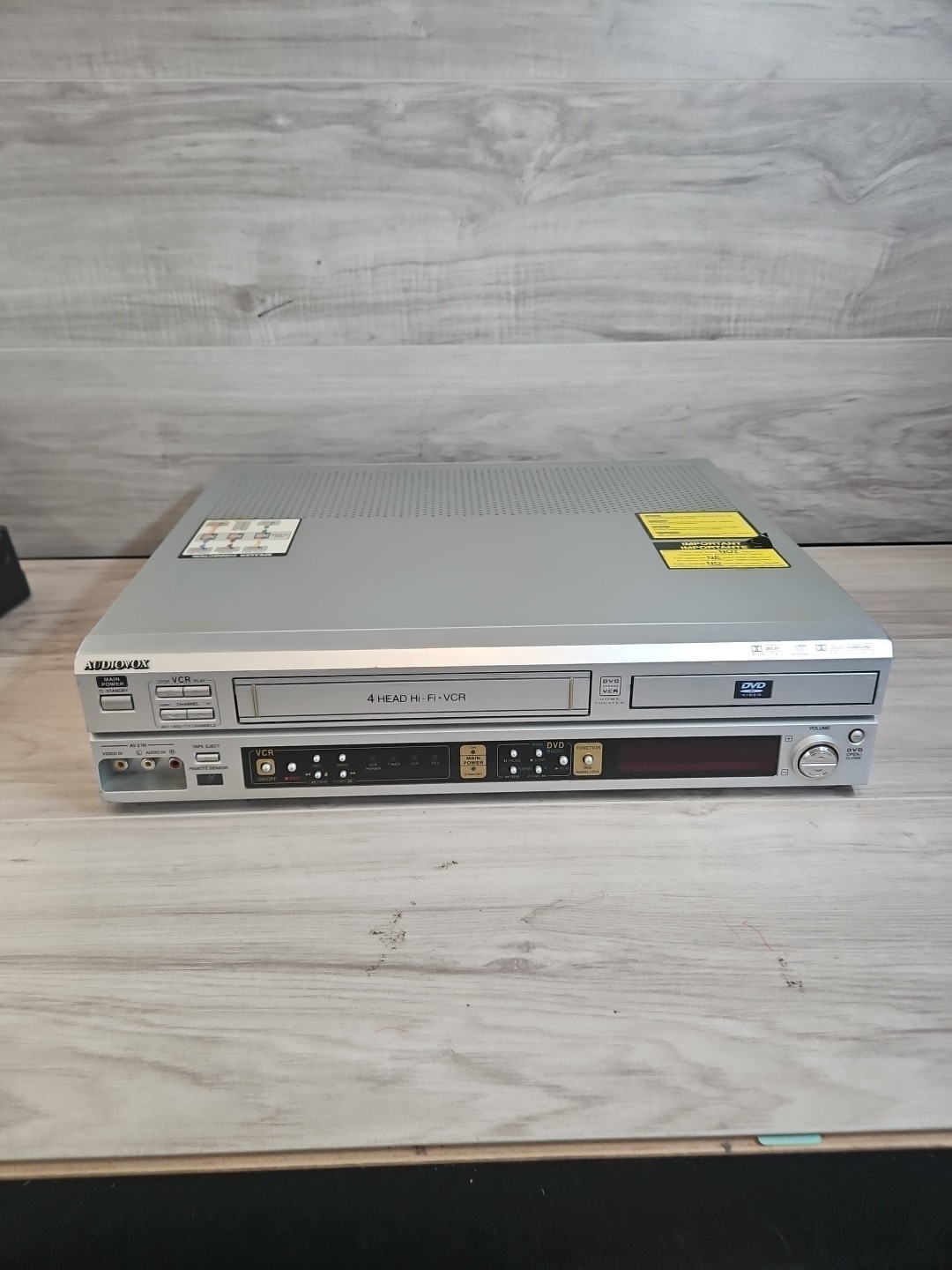 Audiovox Surround Sound DVD & VCR Combo Model VD1400HT VHS Works Only / Parts +