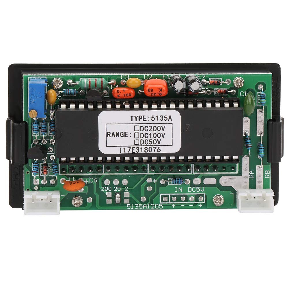 5135A 3 1/2 Digit Red LED Digital Volt Voltmeter DC50V/DC100V/DC200V,