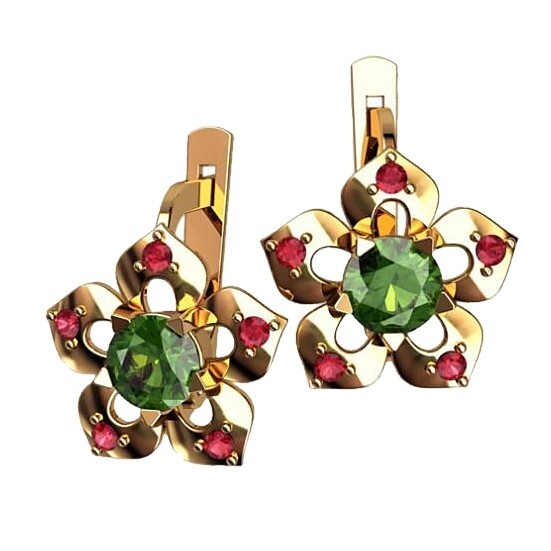 2 pairs Earring Wax patterns for lost wax casting Gold Jewelry/waxes_40541