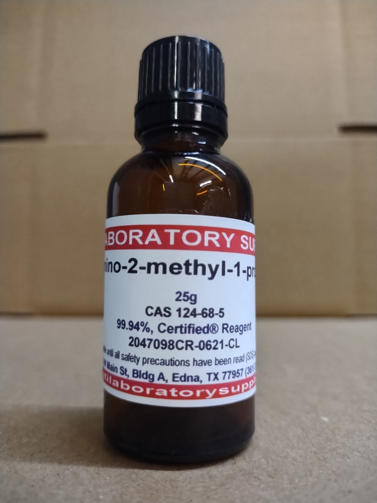 2-Amino-2-methyl-1-propanol, Certified® Reagent