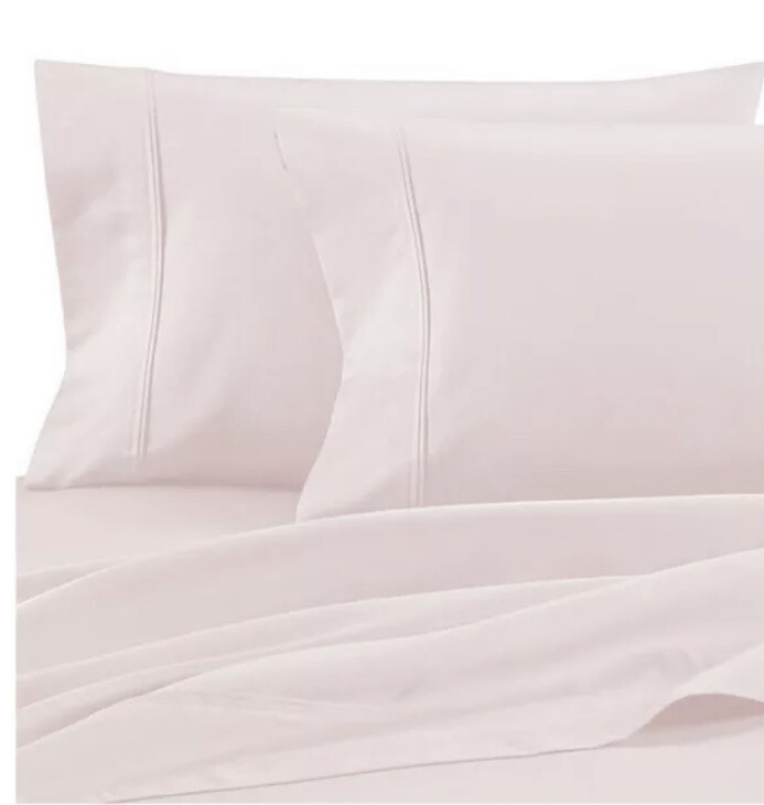 Rare Wamsutta Dream Zone Pimacott 850 TC Percale  King Sheet Set Light Pink New