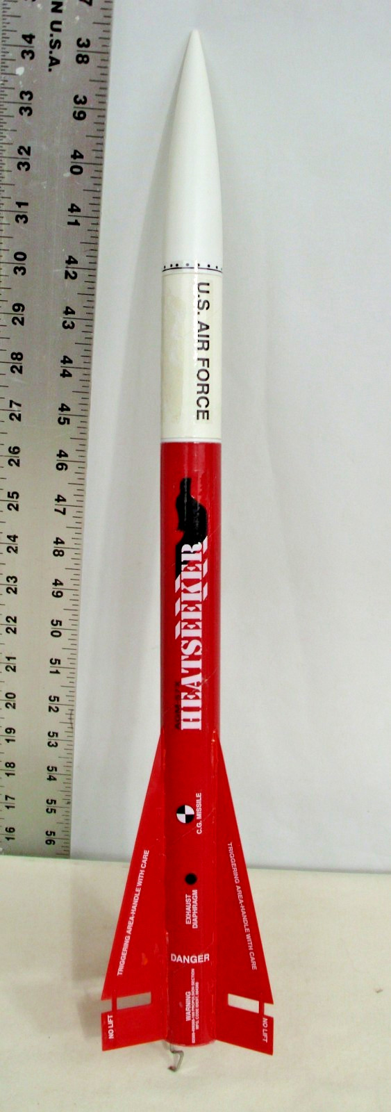 ESTES U.S. AIR FORCE HEATSEEKER MISSILE ROCKET BUILT UP