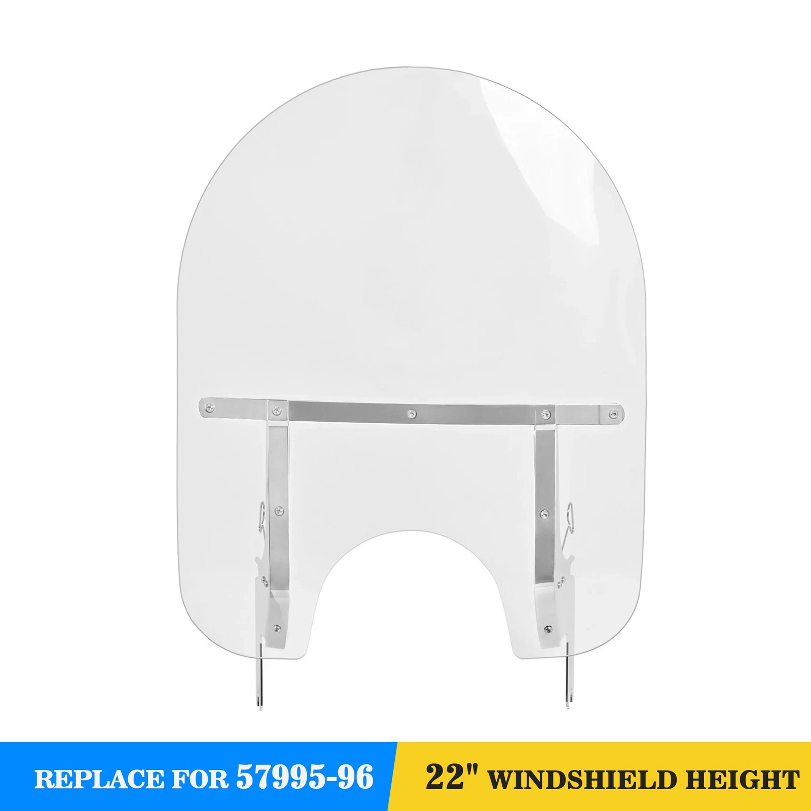 Clear Windshield W/ Bracket For 1994-2025 2009 Harley Touring Road King FLHRX