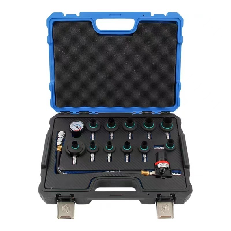 Universal Auto Shock Nitrogen Charging Tool Kit with Pressure Gauge & Adapters