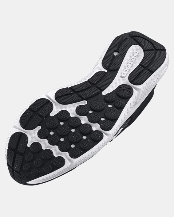 Under Armour Men's 10.5 UA Charged Assert 10 Running Shoes Black/White - 302617
