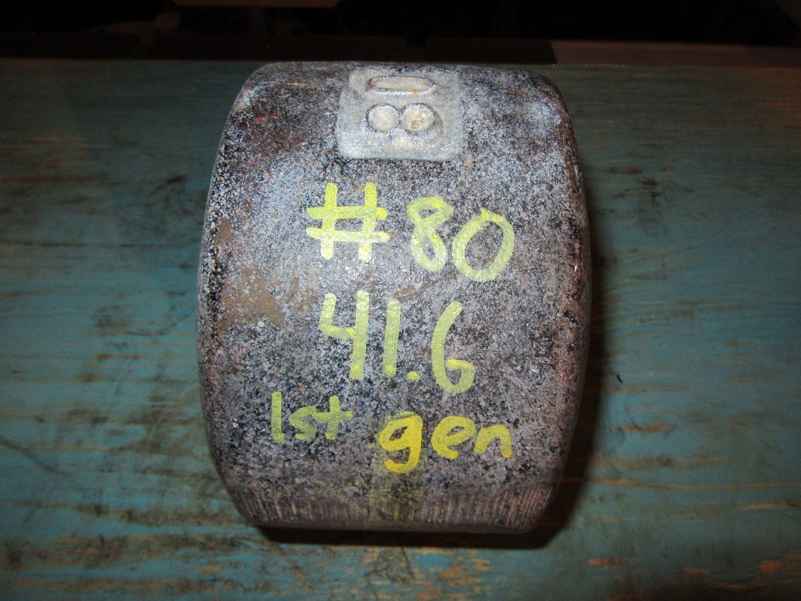 YORK Roundhead Half 80 Pound Blob Grip Number Side 1st Generation