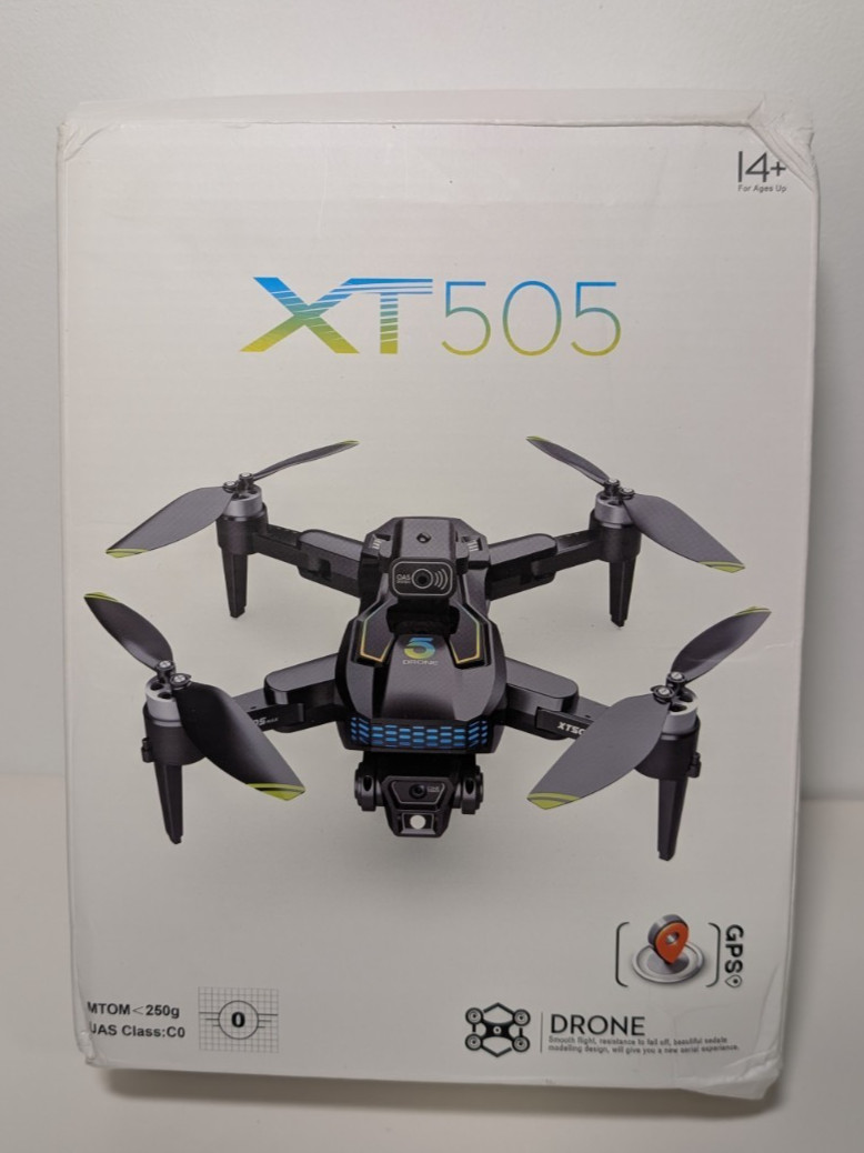XT505 4k Dual Camera Drone GPS Return Brushless Motor - Open Box