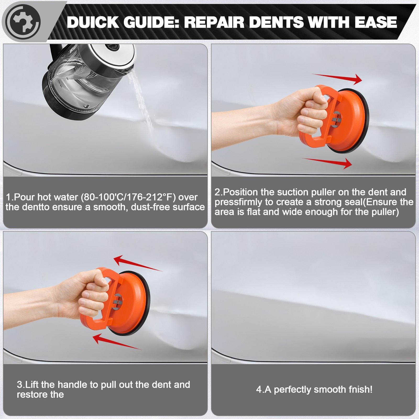 Plastic suction Cup Automobile Dent Repair Remover Puller Glass Remover Tool