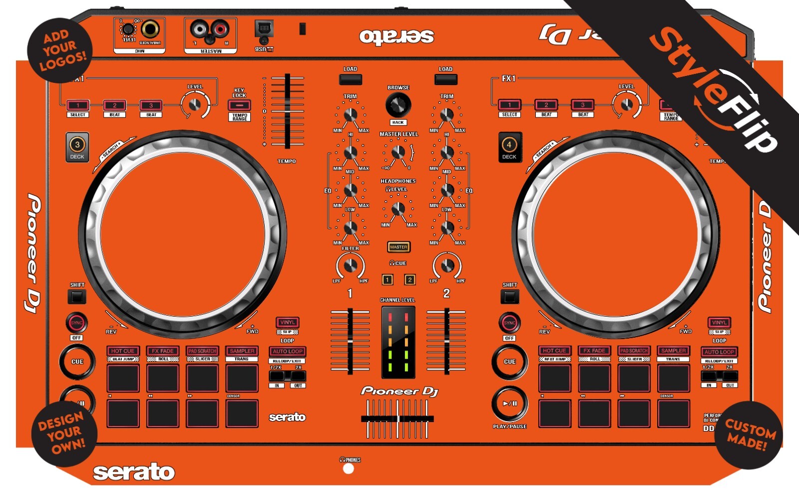 Pioneer DDJ-SB3 Skin | Custom Design | Protective Decal | StyleFlip Skins