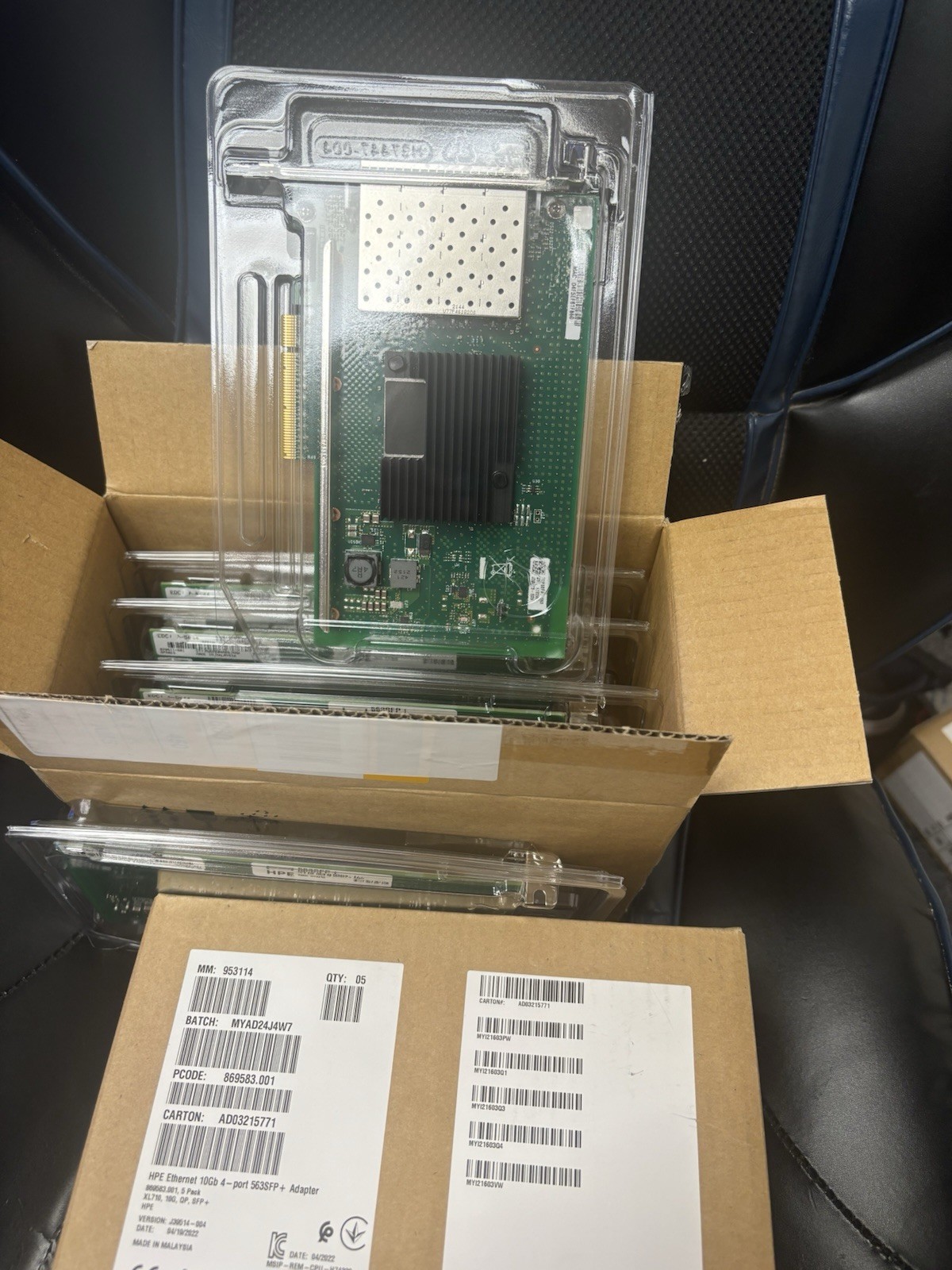 New X710-DA4 HP 563SFP+ 10GB 4-Port SFP+ Adapter Full Height FOR HPE G10 Server