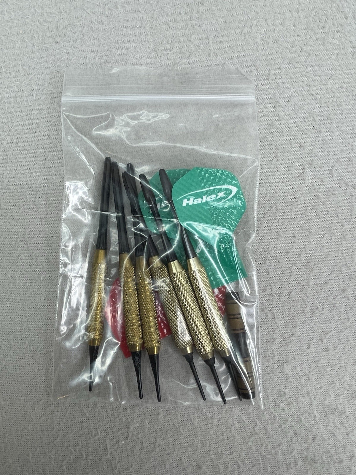 Halex Soft Tip Dart Parts Lot Flights Shafts Tips Replacement Bundle READ