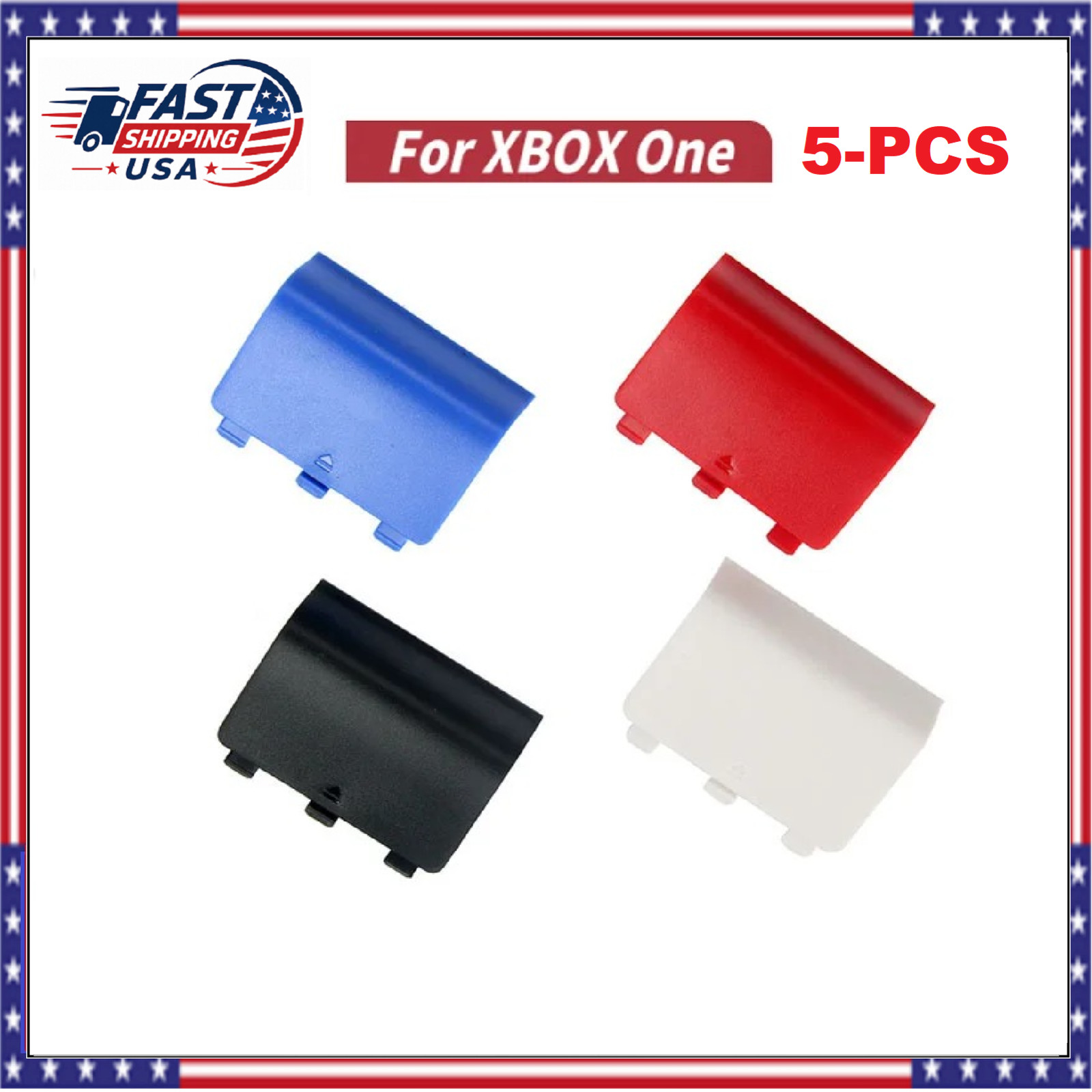 Compatible Battery Cover Door for Xbox One Wireless Controller Replacement Lid