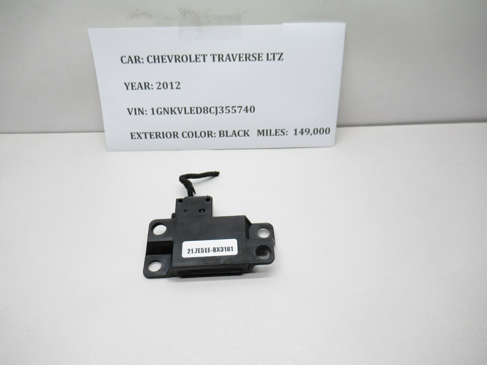 2009-2012 Chevrolet Traverse Electronic Compass Control Module 25916726 Used