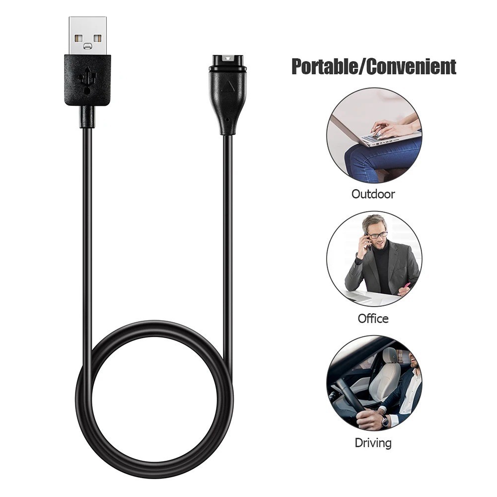 For Garmin Instinct Charger Replacement Charging Cable Cord USB