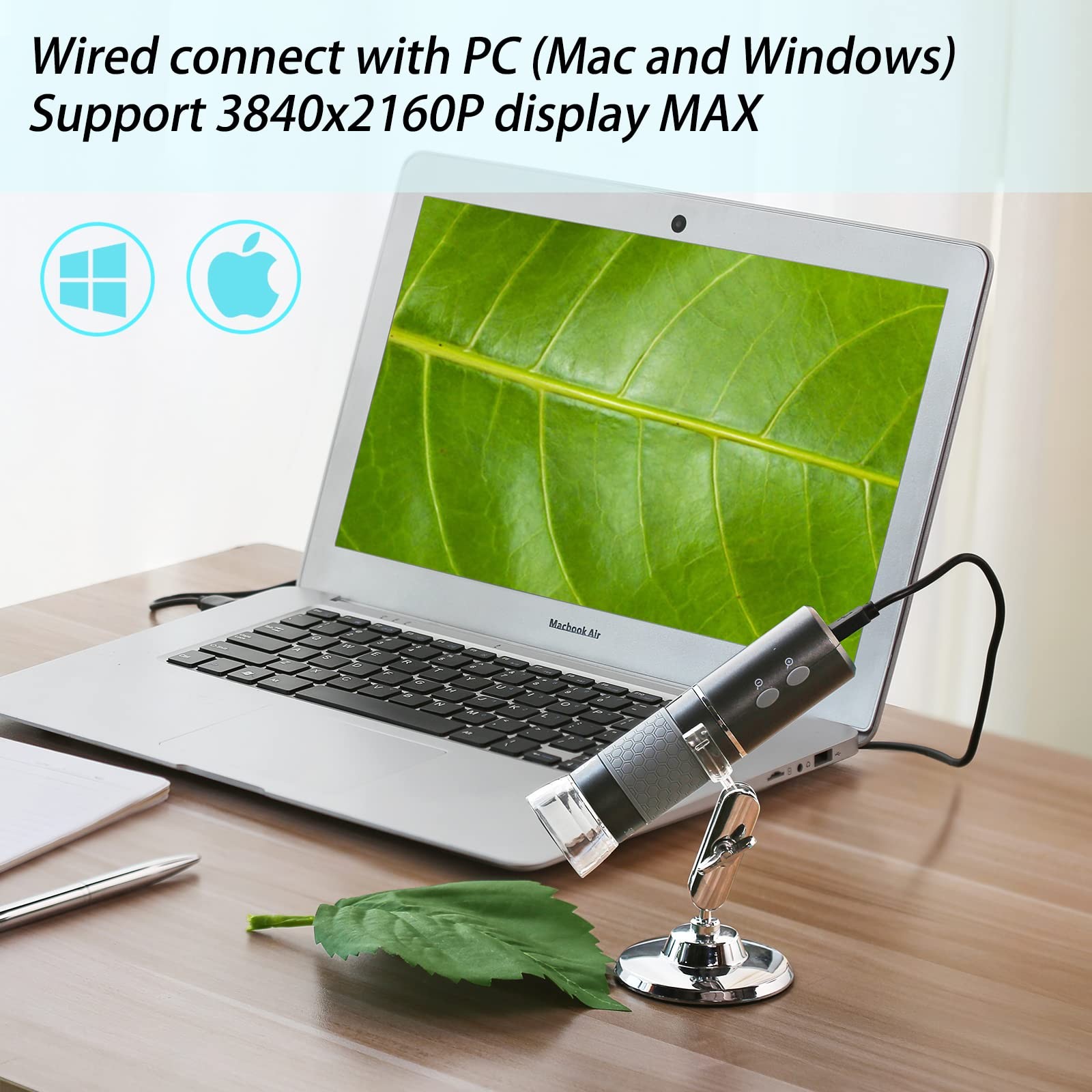 4K WiFi Digital Microscope for Phone and Electronics Repair