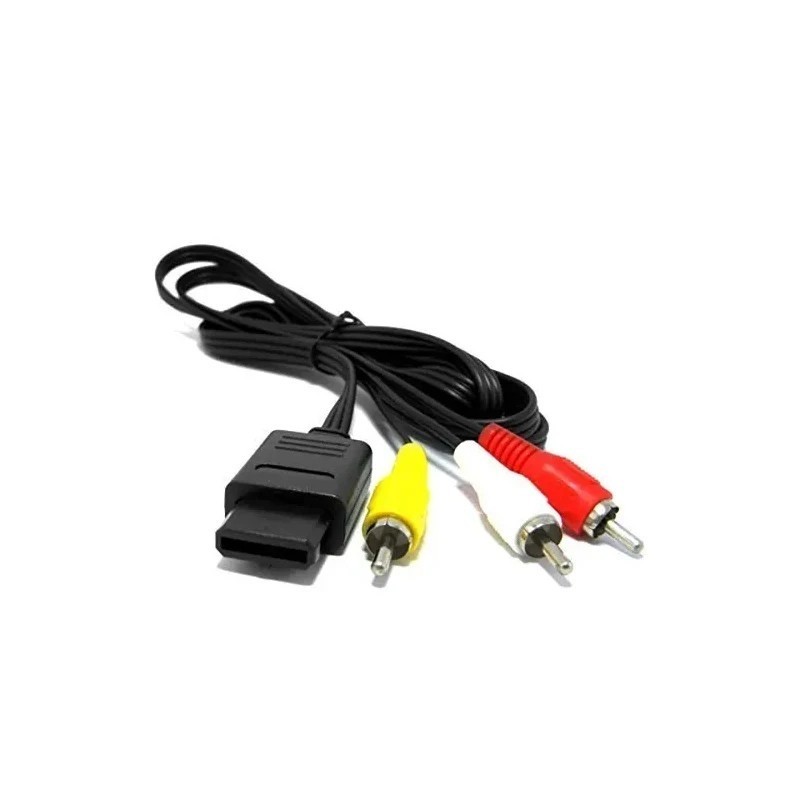 AV Cable for N64/SNES/GameCube – RCA Audio Video TV Adapter
