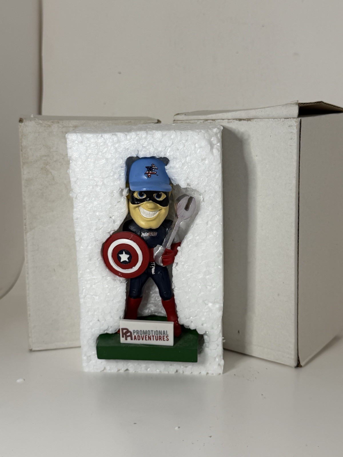 Captain America “Slick” 66ers Baseball SGA Bobblehead (NEW IN BOX)