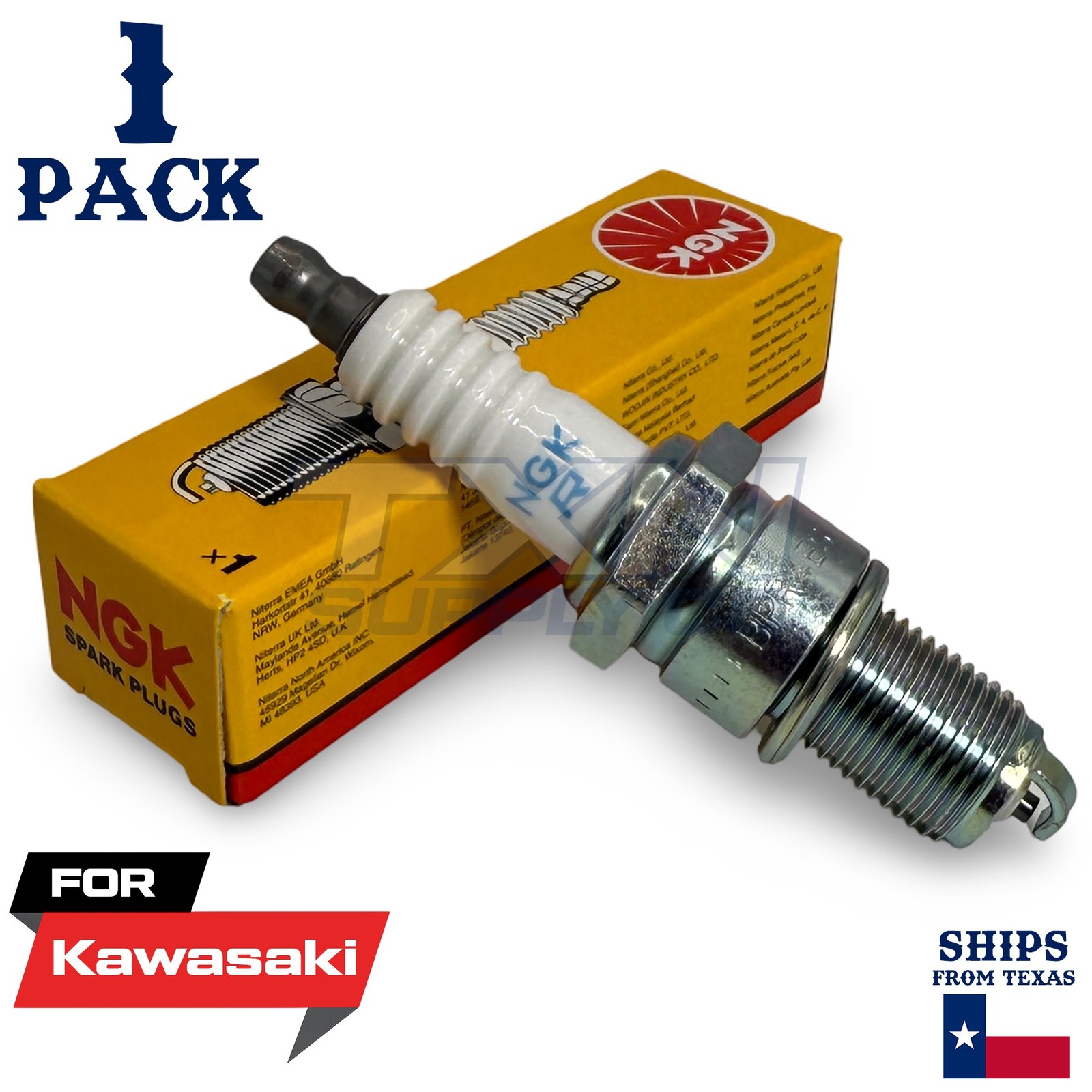 1 Pack NGK Spark Plug - For KDX50 Kawasaki Motorcycle