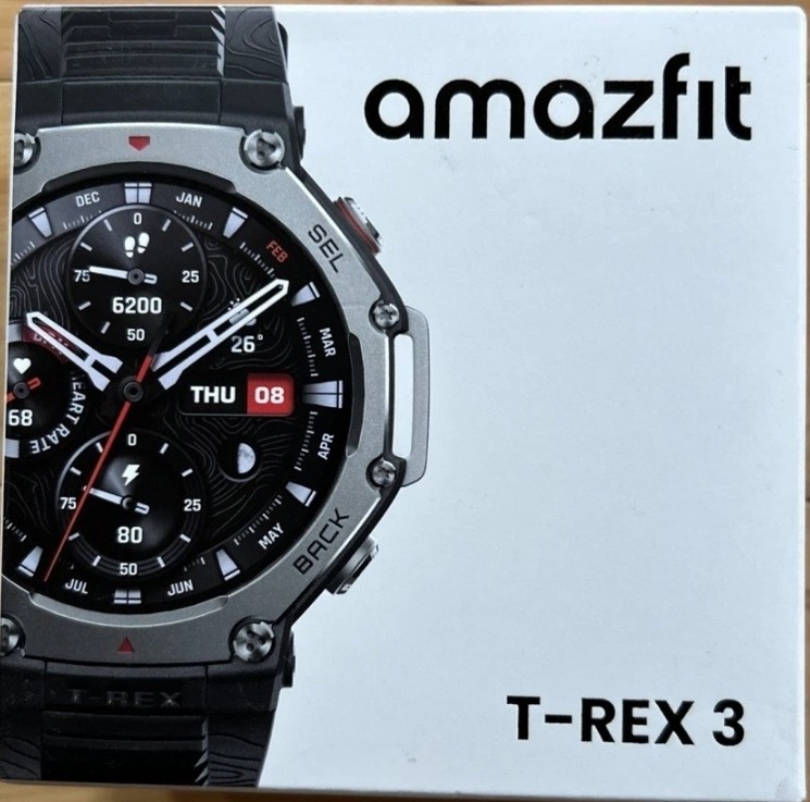 Amazfit T-Rex 3 - 48.5mm Fitness Smart Watch w/ Voice Control (Onyx) BRAND NEW
