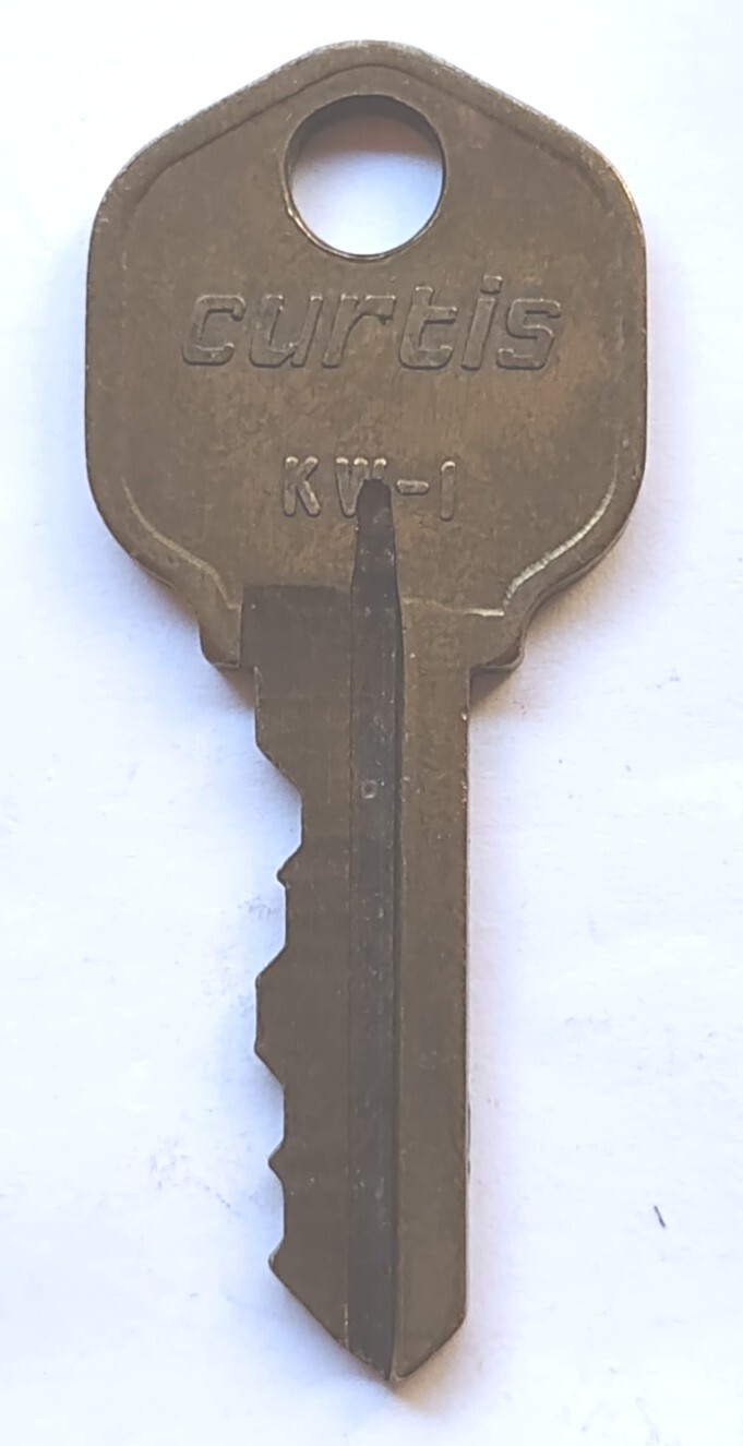 Vintage Key Curtis KW-1 Appx. 2" Replacement Locks Steampunk