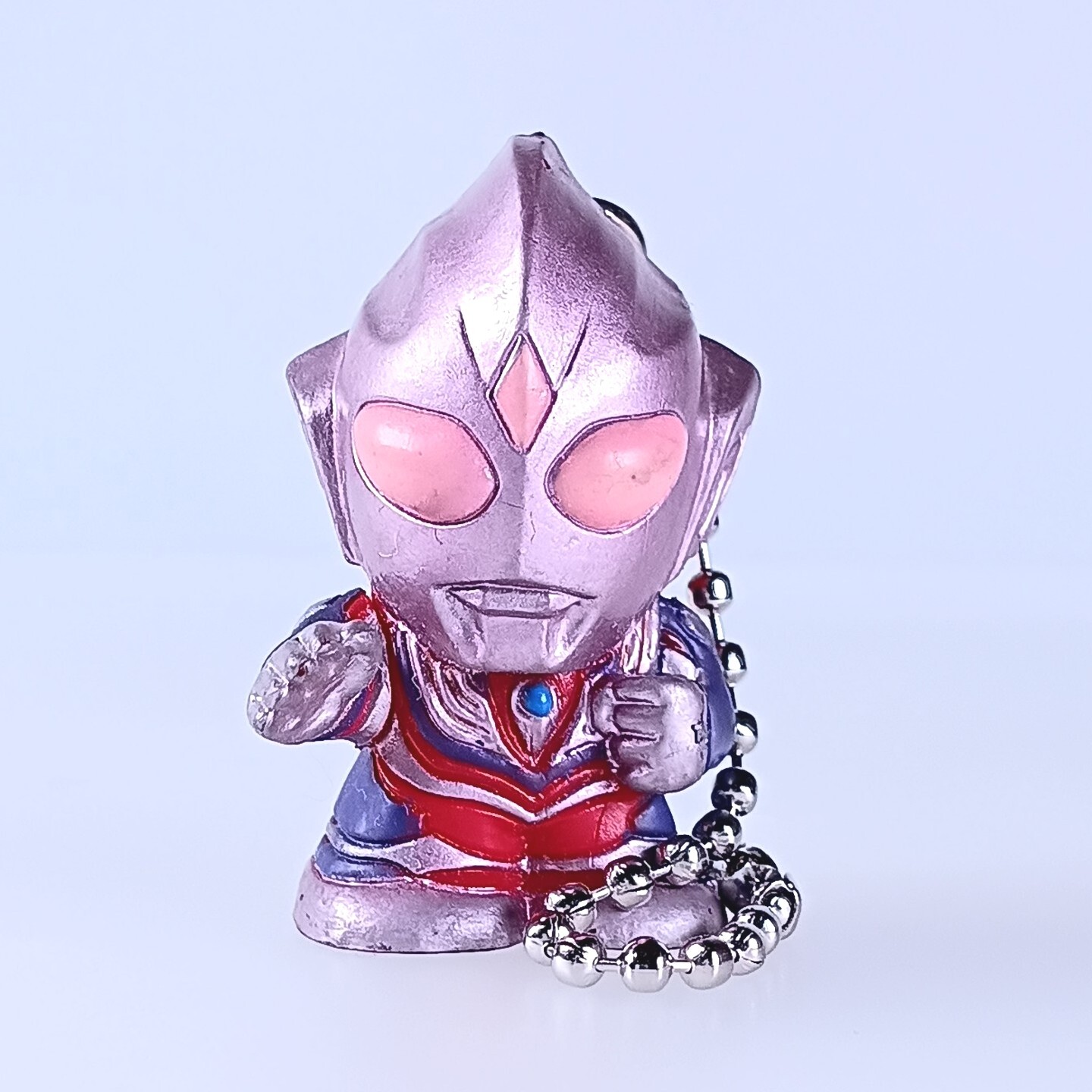 Ultraman Tiga × Mitsuya Cider Swing Figure Keychain Japanese From Japan F/S