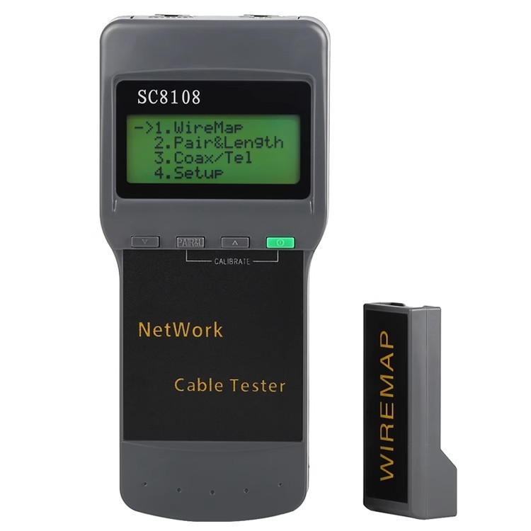 SC8108 1350M Network Cable Breakpoint Length Tester 5E/6E Line Tester RJ45 LAN