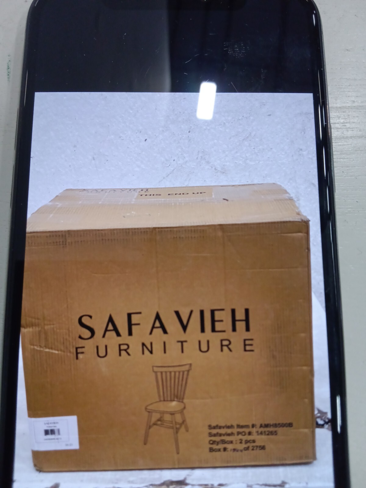 Safavieh PARKER SPINDEL SIDE CHAIR, Reduced Price 2172727937 AMH8500B