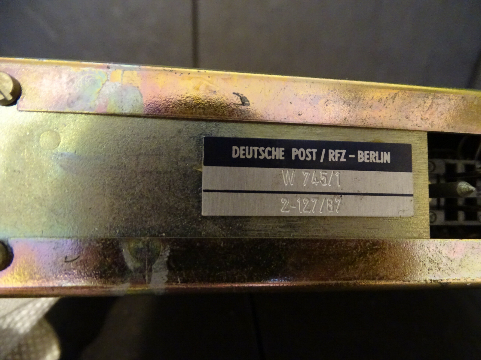 RFZ W 745/1 active level control Legend rare