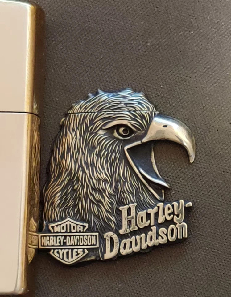 1 piece Brass Harley Young Eagle Statue DIY sticker suitable