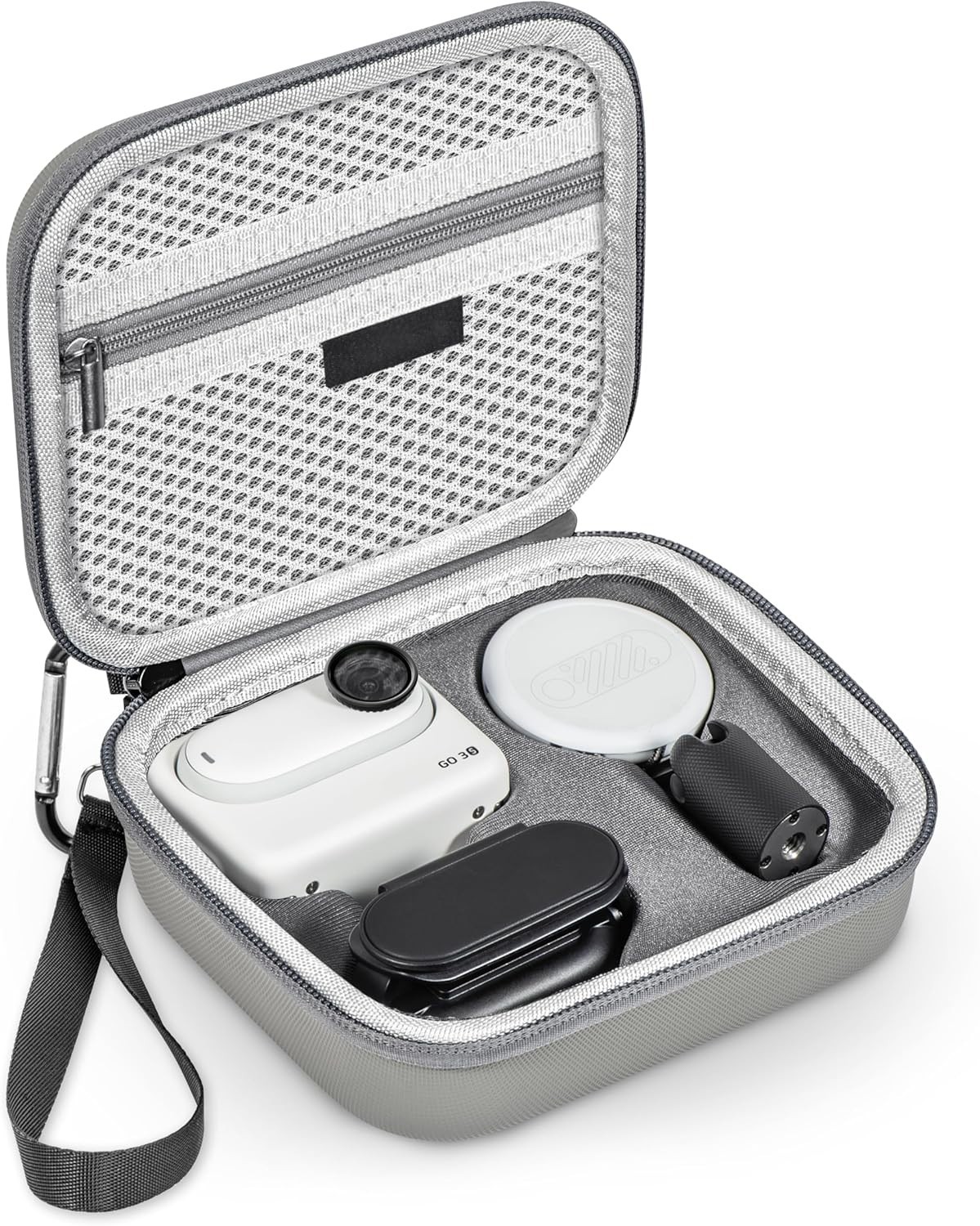 Carrying Case for Insta360 GO 3S Action, Storage Bag Mini Protective Case Com...