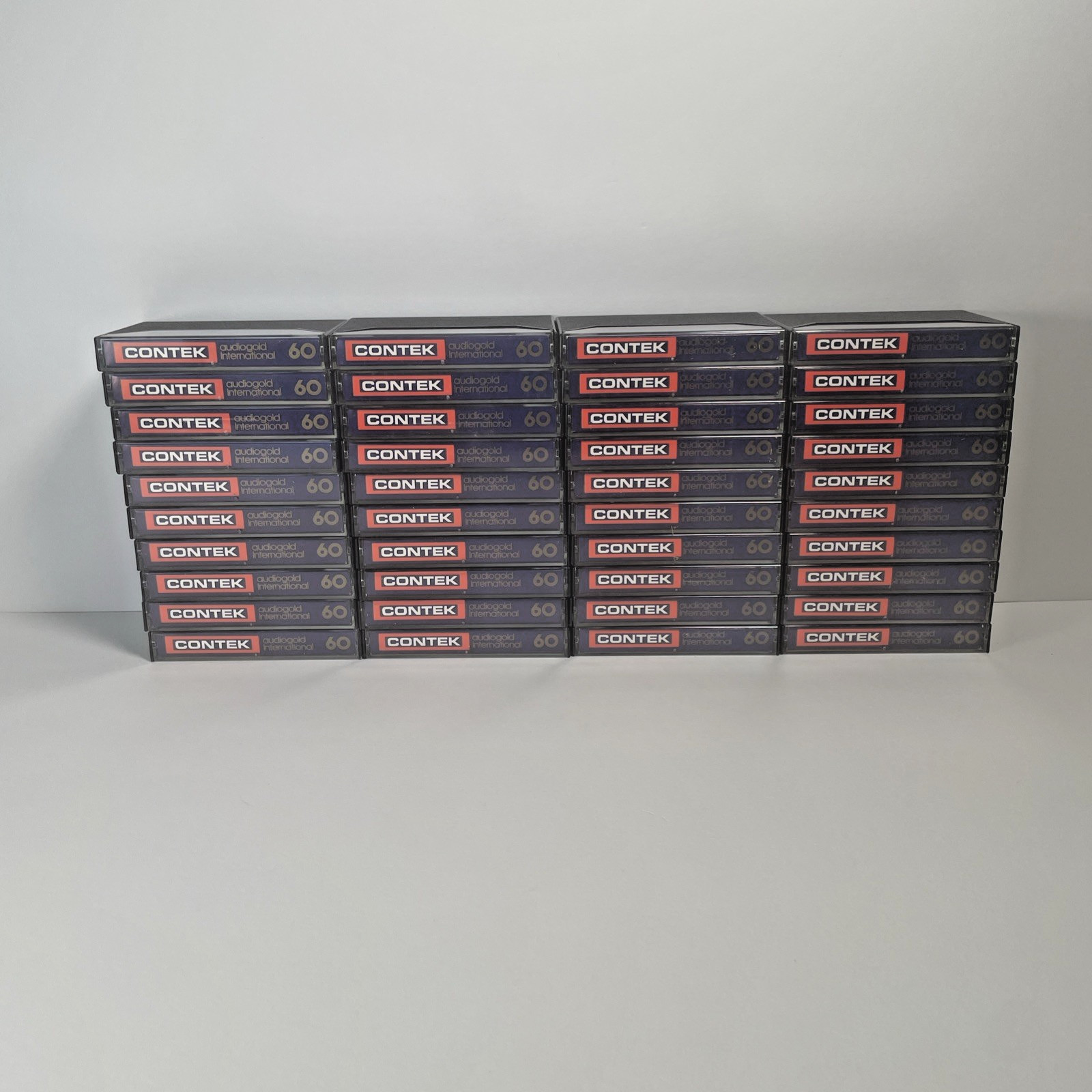 40 x CONTEK 60 LN Blank Audio Cassette Tapes Audiogold LN International