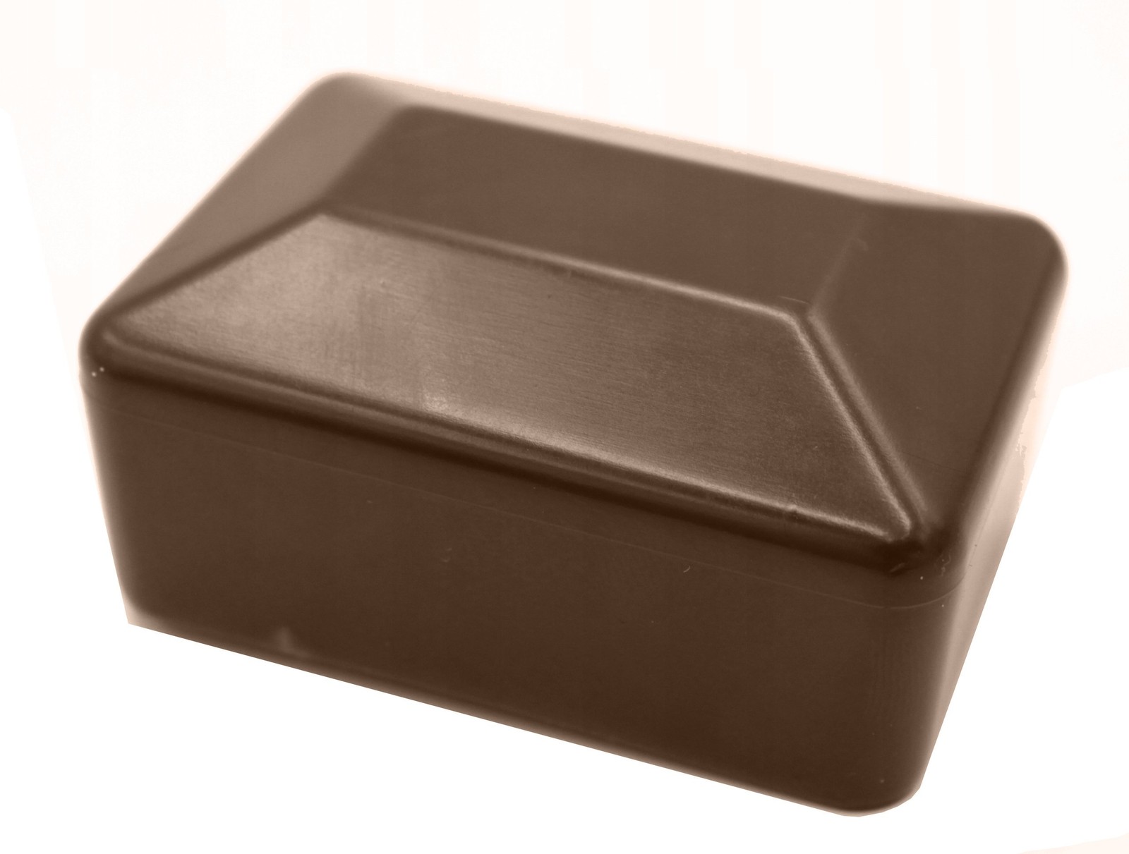 Fence Post Cap 20x30mm Fence Caps Brown Post Cap Pyramid Rechteckig
