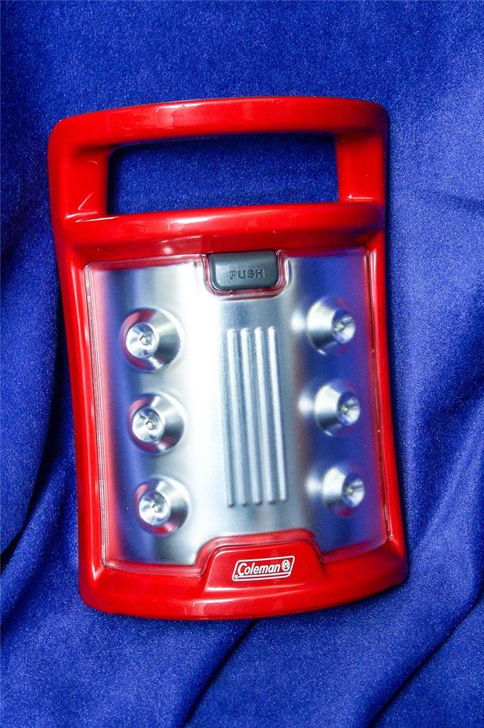 Coleman Duo Lantern Replacement Lantern Panel with New Rechargable Batteries Red