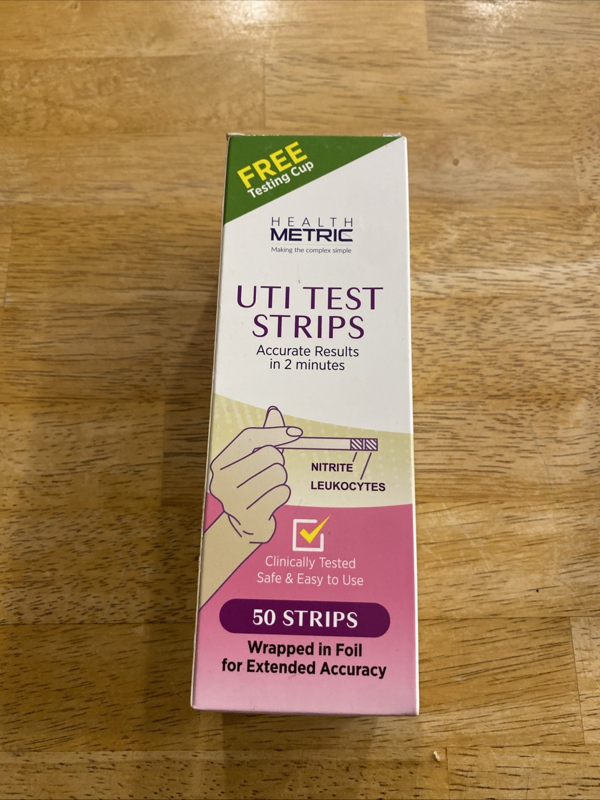 UTI Test Strips Women Men Easy to Use at Home Urinary Tract Infection  50 Strips
