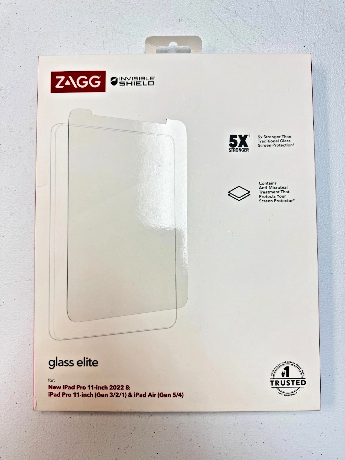 ZAGG Glass Elite VG 11-inch Apple iPad Pro (3rd/2nd/1st Gen) iPad Air Gen. 4 / 5