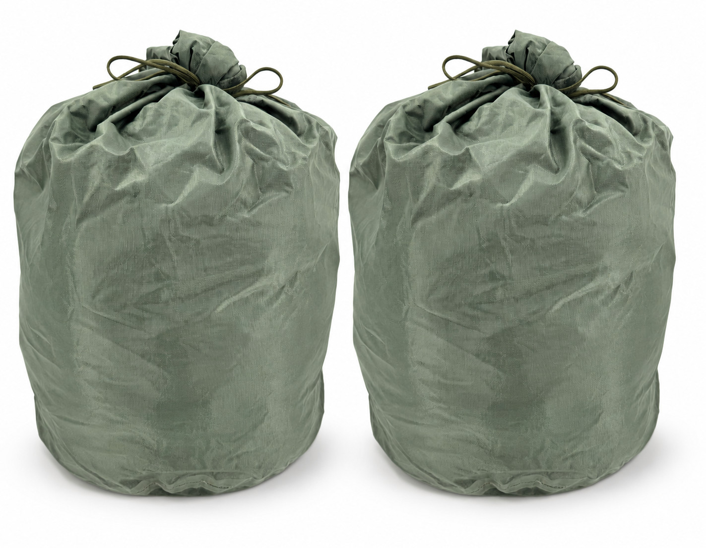SET OF 2 USGI Military Waterproof Clothing Bag Wet Weather Laundry Dry Bag GC