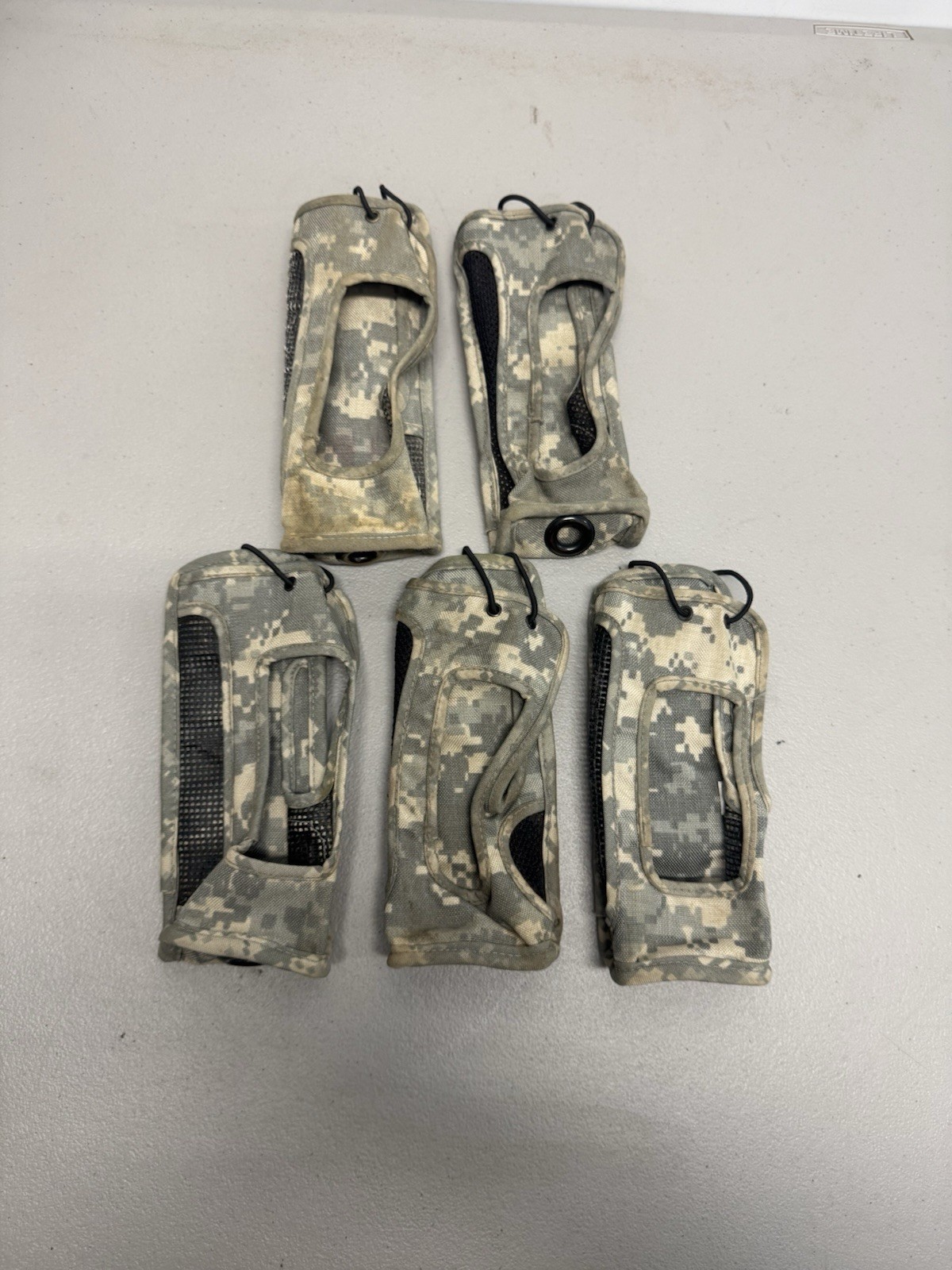 Lot Of (5) USGI UCP ACU Thales General Dynamics Rifleman Radio Pouches