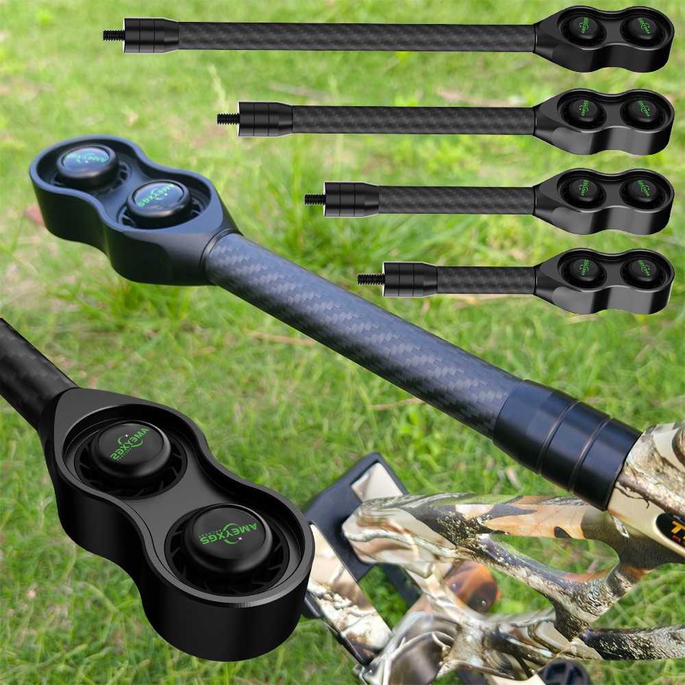 8" 10" 12" 15" CompoundBow Carbon Stabilizer Balance Bar Rod Weight Archery Hunt