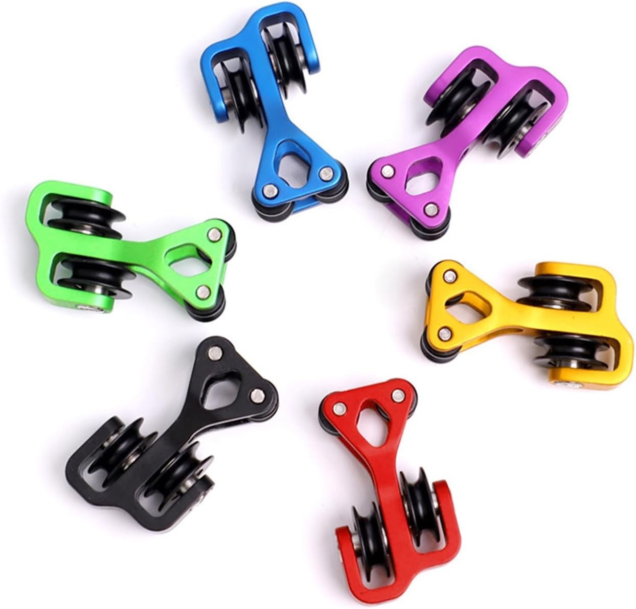Aluminum Compound Bow Cable Slide Archery String Splitter Roller Black