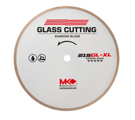 MK Diamond Glass Blade MK-215GL-XL 10" x .050" x 5/8" 168439