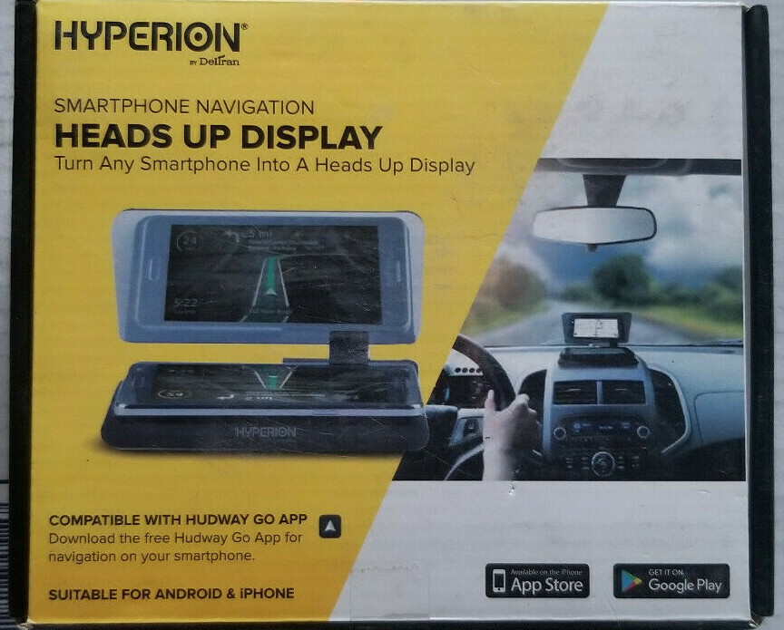 Hyperion 042-1001-HY-WH By Deltran Smartphone Navigation Heads Up Display U
