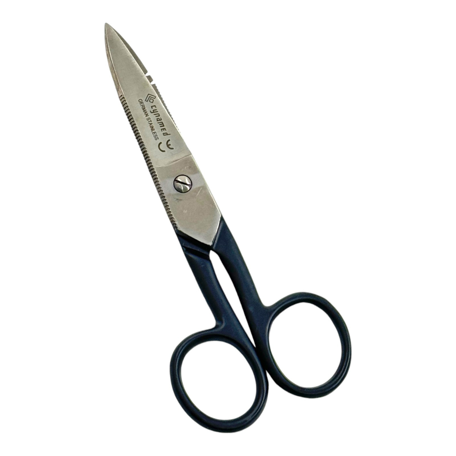 Wire Stripping and Cutting Electrical Scissors 5.25in, Multi-Purpose (Black)