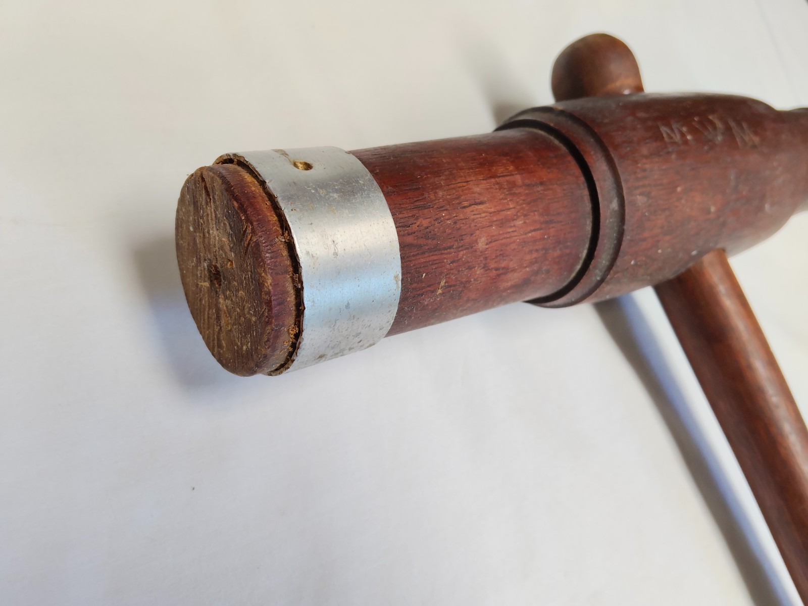 Vintage Caulking Mallet Hammer Shipwright Ship Boat Building Caulk Tool -AF